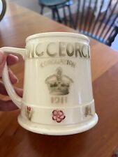 Rare antique George V and Queen Mary coronation mug from 1911 picture