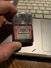 budweiser zippo lighter 1980s used  picture