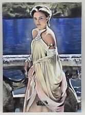 STAR WARS TOPPS 2023 FINEST PADME ARTIST PROOF SKETCH CARD 1/1 KEVIN NELSON picture