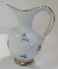 Vintage Naaman Israel Small Floral Pitcher Creamer picture