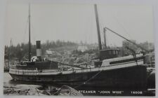 Steamship Steamer JOHN WISE real photo postcard RPPC picture