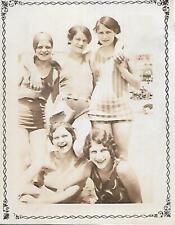 WOMEN FROM BEFORE Vintage FOUND PHOTO Black+White Snapshot ORIGINAL 310 46 N picture