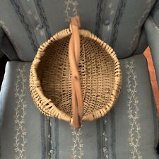 Vintage Handmade Woven Basket picture