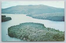 Postcard Aerial View Lake Sumapee NH c 1984 picture