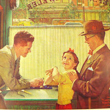 Swiss Federation of Watchmakers feat. Norman Rockwell Illustration Vintage Print picture
