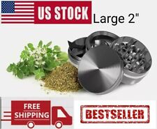 NEW, Large 4 Layer Herb Grinder with Scraper.  Party Size picture