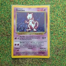 Pokémon Trading Cards Base Set Mewtwo Light Play 10/102 picture