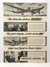 1948 American Airlines Convair Great Flagship VINTAGE PRINT AD LM48 picture