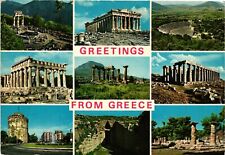 Vintage Postcard 4x6- Landmarks of Greece picture