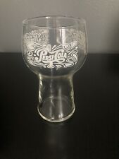 Vintage Pepsi Cola Soda Retro Shaped 12 Oz Water Drinking Glass picture
