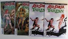 Red Sonja Tarzan Lot of 4 #1b x2,1c,1d Dynamite (2018) 1st Print Comics picture