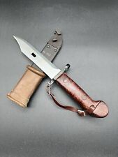 Romanian Bakelite Handle Wire Cutter Bayonet With Scabbard picture