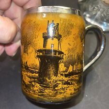 Vintage Ridgway Staffordshire Pottery  Tankard Mug  Spring Point Light Portland picture