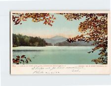 Postcard Glimpse of Upper Loon Lake Adirondack Mountains New York USA picture