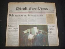 1995 NOV 8 DETROIT FREE PRESS NEWSPAPER -SEAMAN MARCUS GILL ADMITS RAPE- NP 7663 picture