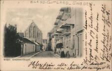 Sweden Visby Wisby,Stadshotellet Postcard Vintage Post Card picture