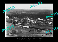 OLD LARGE HISTORIC PHOTO MEADOWS SOUTH AUSTRALIA VIEW OF THE TOWN c1905 picture