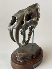 Smilodon Head Statue  movable Jaw From The Primordial Profiles Collection picture