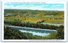 WYALUSING, PA ~ Historic SITE of FRENCH  (Revolution) ASILUM c1920s Postcard picture