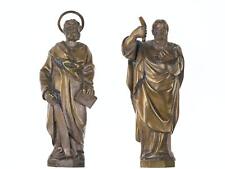 2 Antique bronze Biblical figures picture