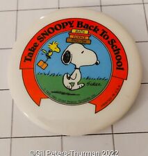TAKE SNOOPY BACK TO SCHOOL BUTTON picture