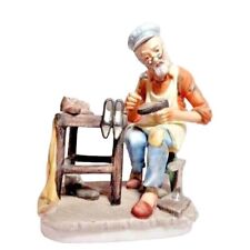 Vintage Norleans Japan Cobbler Shoe Repair Maker Shoemaker Bisque Figurine picture