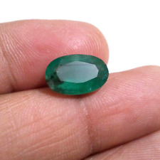 Beautiful Zambian Emerald Oval Shape 5 Crt Ultimate Green Faceted Loose Gemstone picture
