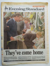 London Evening Standard Newspaper 5th September 1997 The Funeral of Diana picture