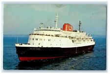 1973 M.V. William Carson Passenger Ship North Sydney Nova Scotia Canada Postcard picture