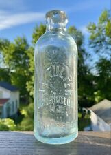 J E Fulper Washington NJ Hutchinson Hutch soda bottle 1880s water tombstone slug picture