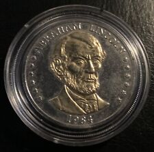 Abraham Lincoln 1984 175th Anniversary 1809-1984 Two Tone Double Eagle Medal picture