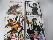 Lot of 4 Manga Books By The Sword, Shaman Warrior, Black Butler picture