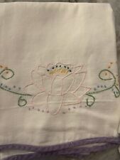 Vintage Hand Embroidered Pillowcases- Set Of Three picture