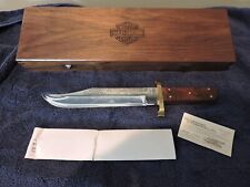 Buck Custom Harley Davidson Bowie Knife; Limited Edition #1831/3000 picture