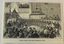 1880 magazine engraving~ FENIAN TRIALS FOR HIGH TREASON, Ireland picture