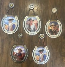 John Wayne “Timeless Hero” Plaque Lot Of 5 By The Bradford Exchange picture