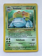 Base Set 2 Stunning Used Venusaur Holo Pokemon card Rare picture