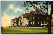 War College Newport  Rhode Island RI Vintage Linen Postcard picture