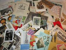 Lg Vtg Paper Lot Junk Journal Collage Ephemera Scrapbooking Crafting Almost 3Lbs picture