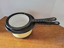 Vintage Vollrath Kook King Ware #22 ~ 9 Cup Double Boiler ~ Yellow USA ~ No Lid picture