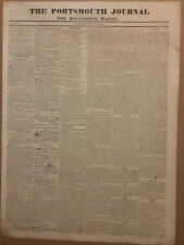 The Portsmouth Journal 1830 Webster Speech. Females in India. Election Results picture