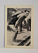 Bulgaria cigarettes sports photos year 1932 / Jonny Weissmüller #165 unglued picture