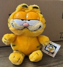 1988 Happy 10th Birthday Garfield Orange Fat Cat Plush NWT picture