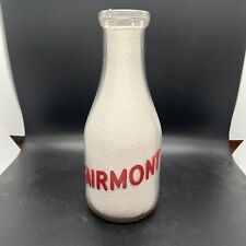 Milk Bottle Fairmont Dairy Omaha NE Cleveland OH 1946 picture