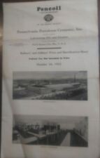 1932 Pencoil price & spec sheet / brochure, Pennsylvania Petroleum Co. picture