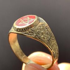 RARE EXTREMELY ANCIENT BRONZE ANTIQUE ROMAN RING ARTIFACT AUTHENTIC VERY RARE picture