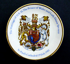 1981 ROYAL WEDDING Dish Prince Charles Lady Diana Spencer Wood & Sons England Di picture