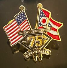 Ohio State Highway Patrol 75 th Anniversary 1933 1908 Lapel Hat Pin picture