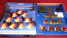 Vintage Mr Christmas Bells Of Christmas 1991 Tested Working NICE w/Extra Bulbs picture