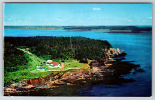 c1960s West Quoddy Light Maine Lighthouse Canada Vintage Postcard picture